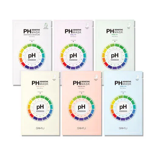 韓國 SAM'U｜PH敏感面膜｜5片裝
