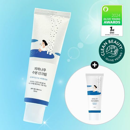 韓國Round Lab｜白樺樹系列防曬霜｜50ml（附送20ml潔面乳）