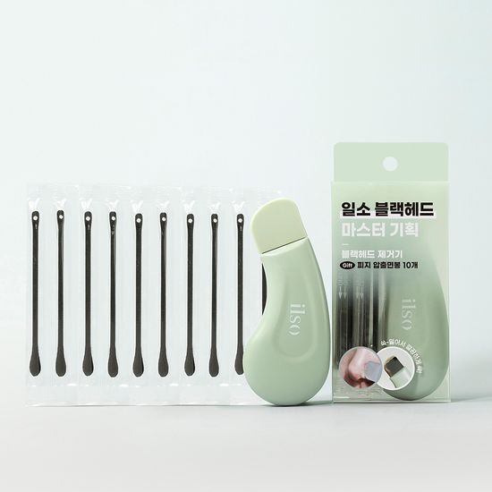 韓國 ilso｜黑頭粉刺刮棒＋棉花棒10枝 [1＋1]