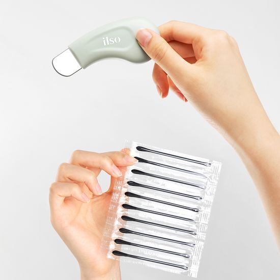 韓國 ilso｜黑頭粉刺刮棒＋棉花棒10枝 [1＋1]