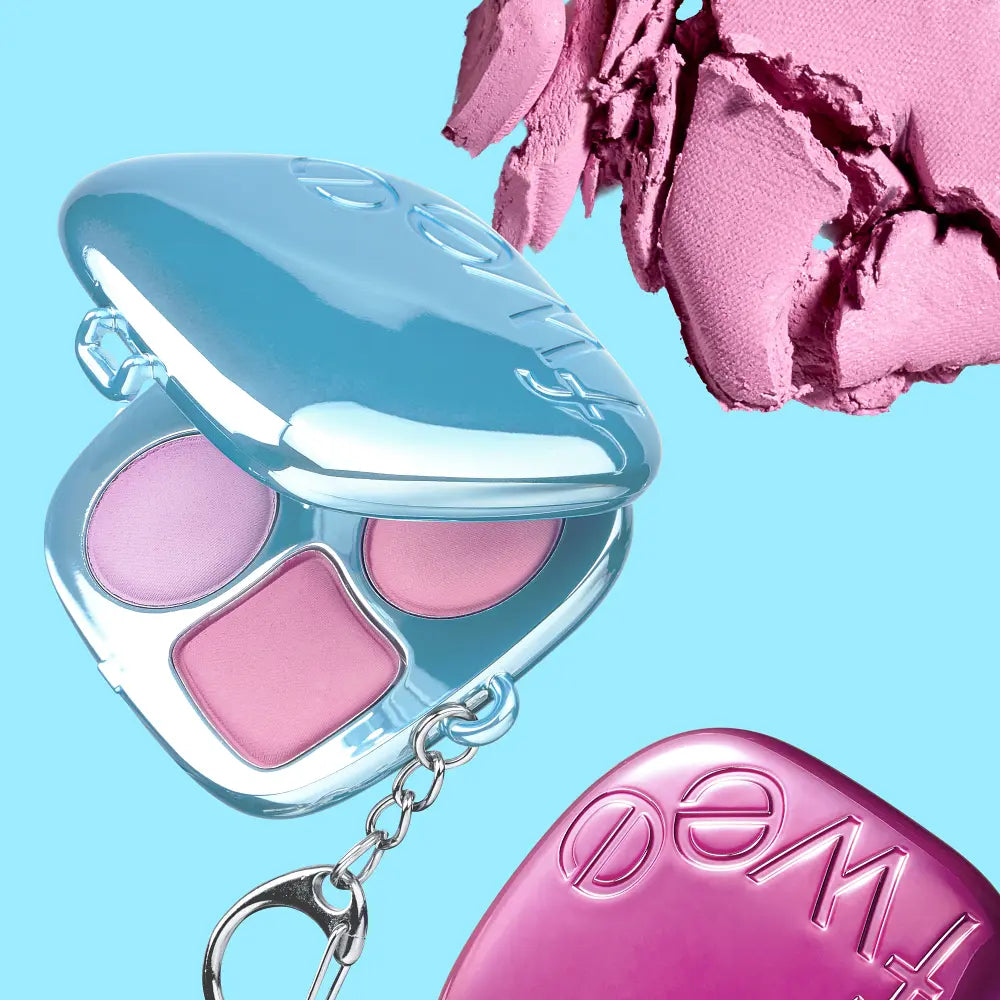 韓國fwee｜迷你口袋4色腮紅盤