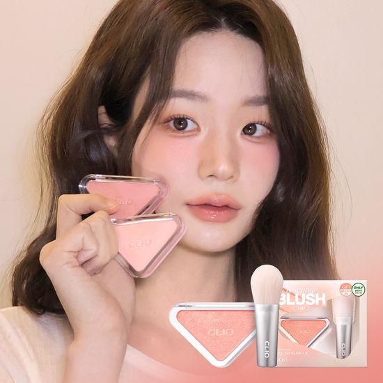 韓國CLIO｜Essential Blush Tap 單色三角胭脂（9色）