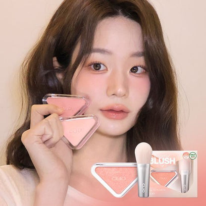 韓國CLIO｜Essential Blush Tap 單色三角胭脂（9色）