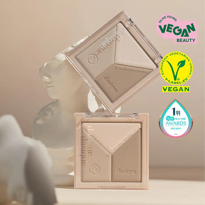 韓國Dasique｜自然輪廓3色修容盤